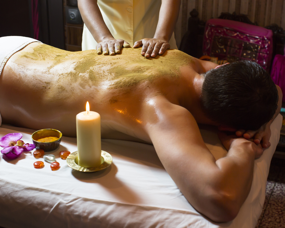 Man Having Massage Man Having Massage